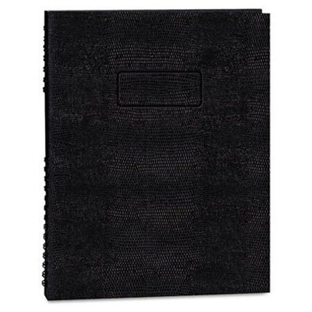 BLUELINE Blueline A10200EBLK Exec Wirebound Notebook- College/Margin Rule- 8-1/2 x 11- BLK- 200 Sheets A10200EBLK